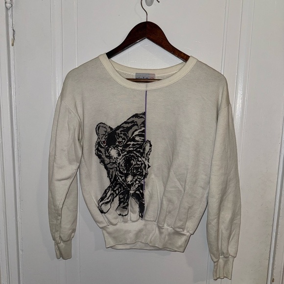 Vintage - Peeking Tiger Crewneck - Picture 1 of 5